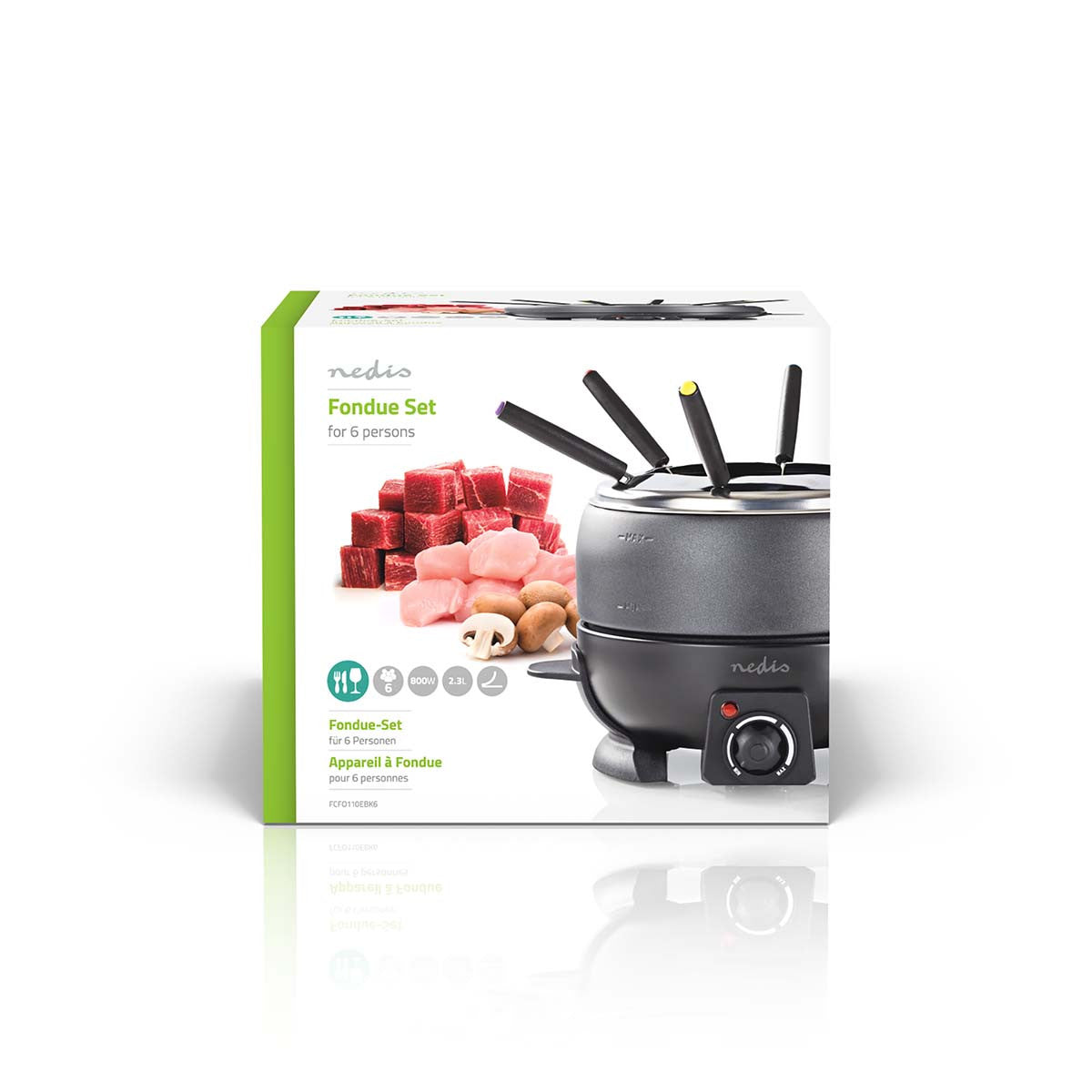 Set de Fondue | 6 Personas 2,3 L