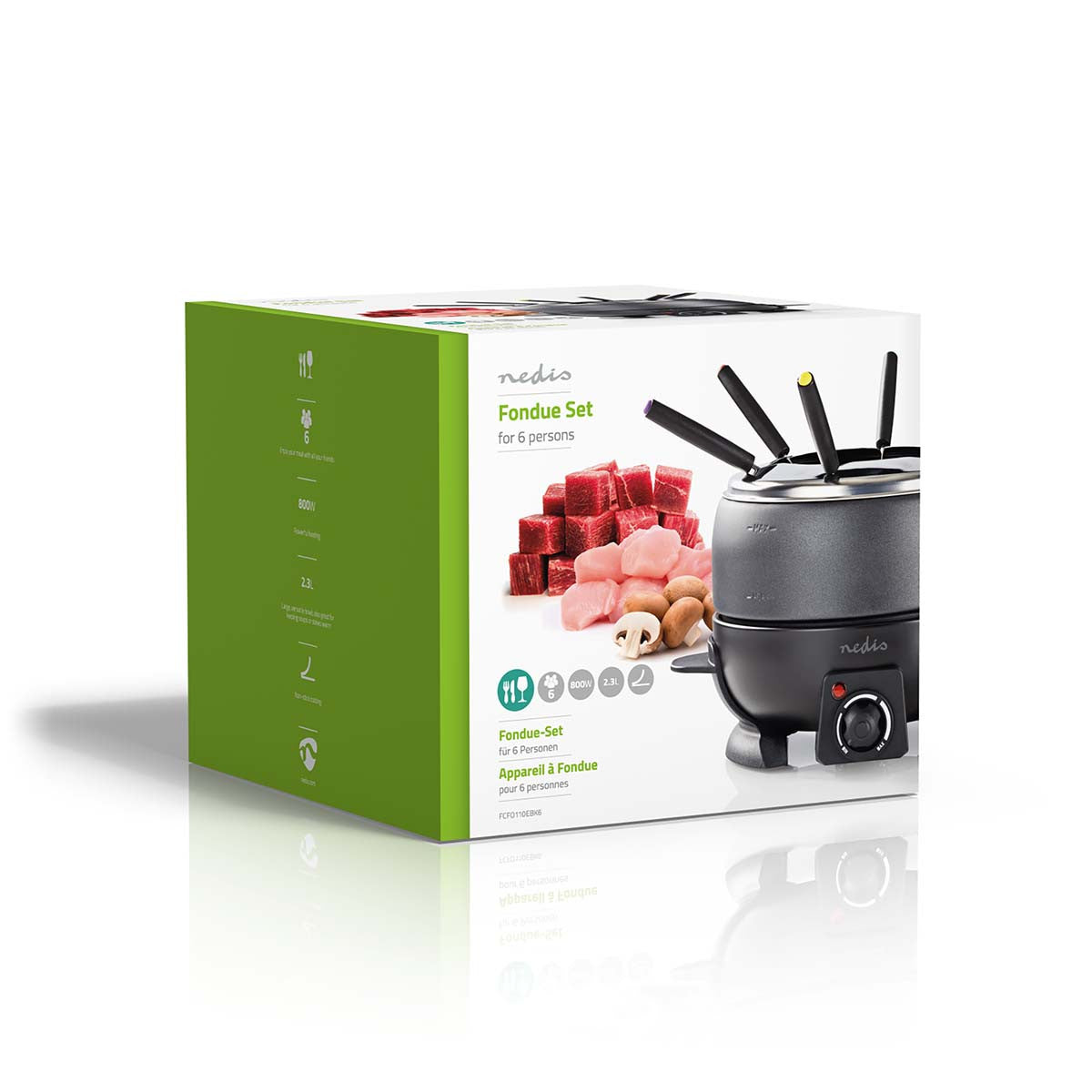 Set de Fondue | 6 Personas 2,3 L