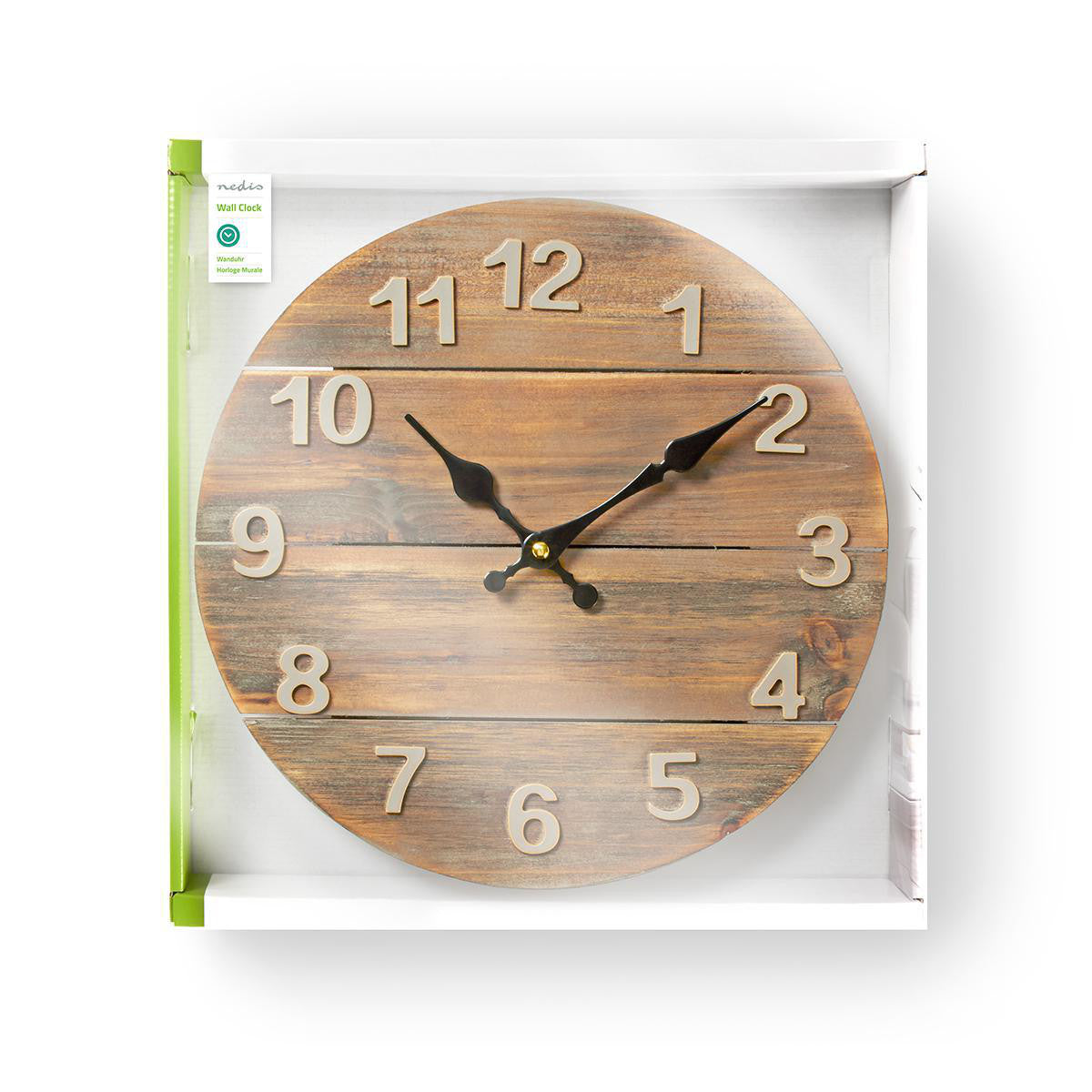 Reloj de Pared Circular | 30 cm Diámetro Madera