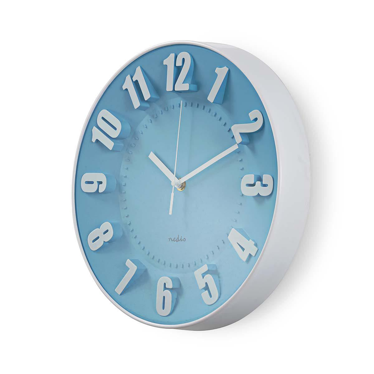 Reloj de Pared Circular | 30 cm Diámetro Azul