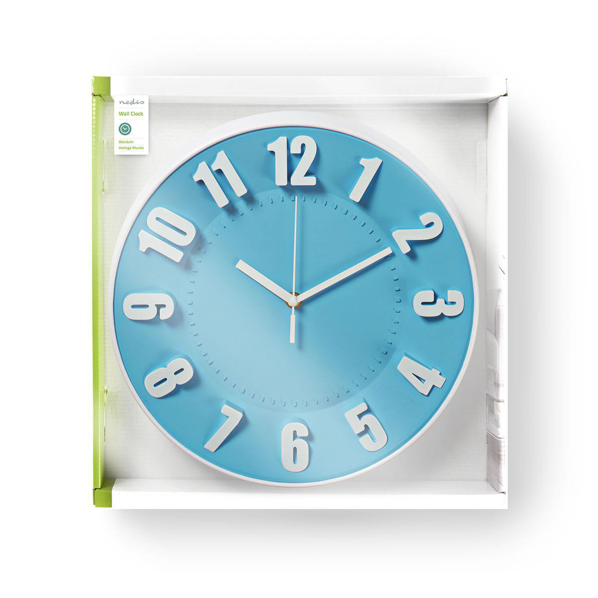 Reloj de Pared Circular | 30 cm Diámetro Azul