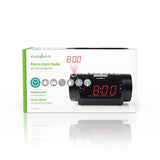 Radiodespertador Proyector Digital | Pantalla LED de 0,9" FM Doble Alarma Función Retardo Radios