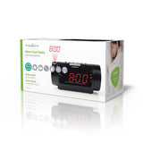 Radiodespertador Proyector Digital | Pantalla LED de 0,9" FM Doble Alarma Función Retardo Radios