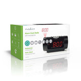 Radiodespertador Proyector Digital | Pantalla LED de 0,9" FM Doble Alarma Función Retardo Radios