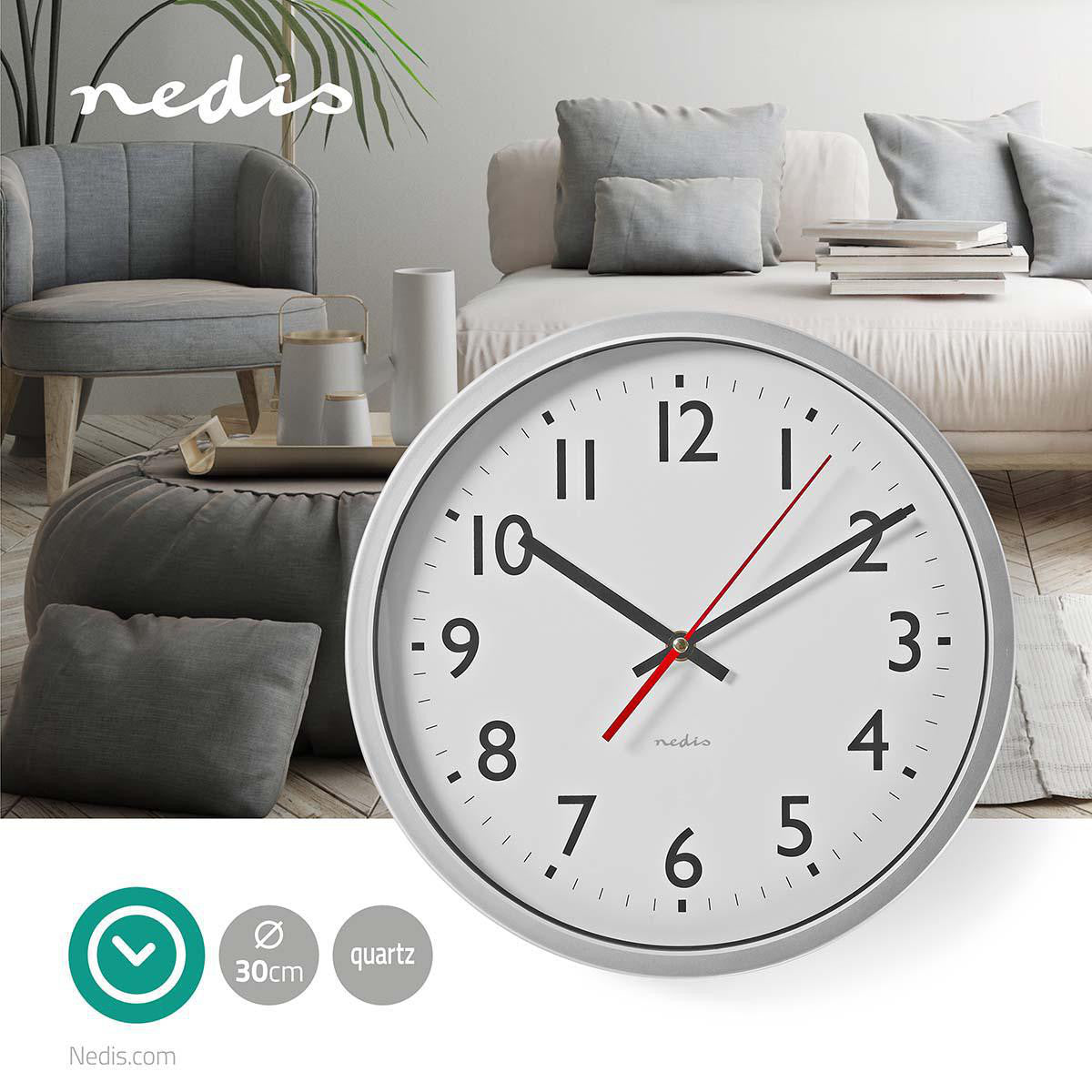 Reloj de Pared | 30 cm Blanco