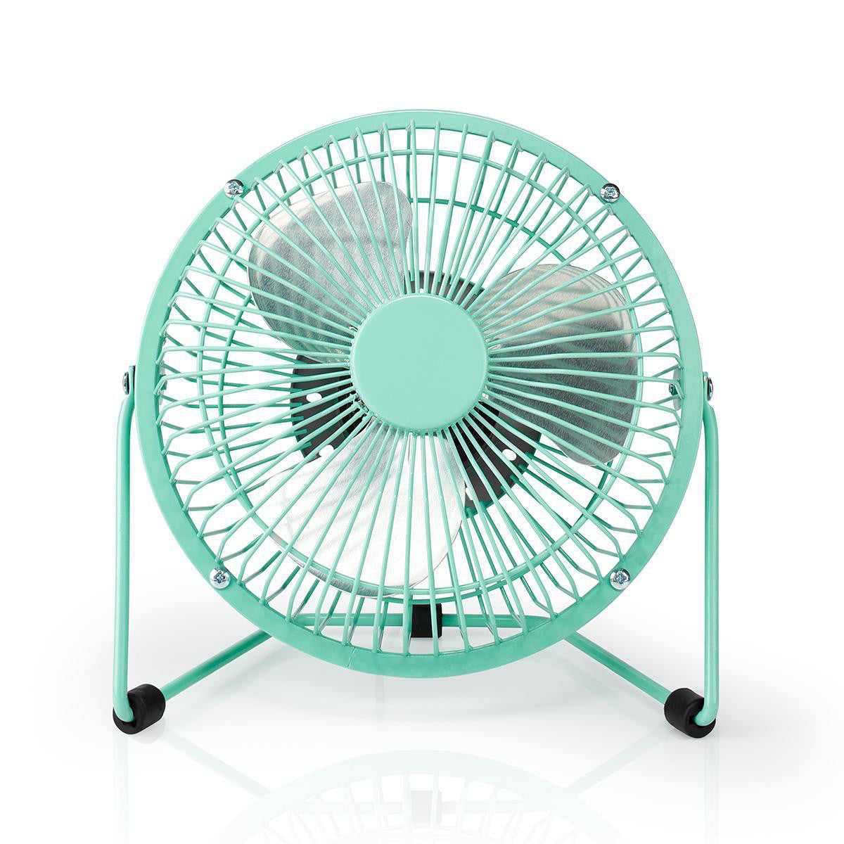 Ventilador de Mesa | Alimentado por USB Diámetro: 15 cm 3 W 1 Velocidad Turquoise Climatización