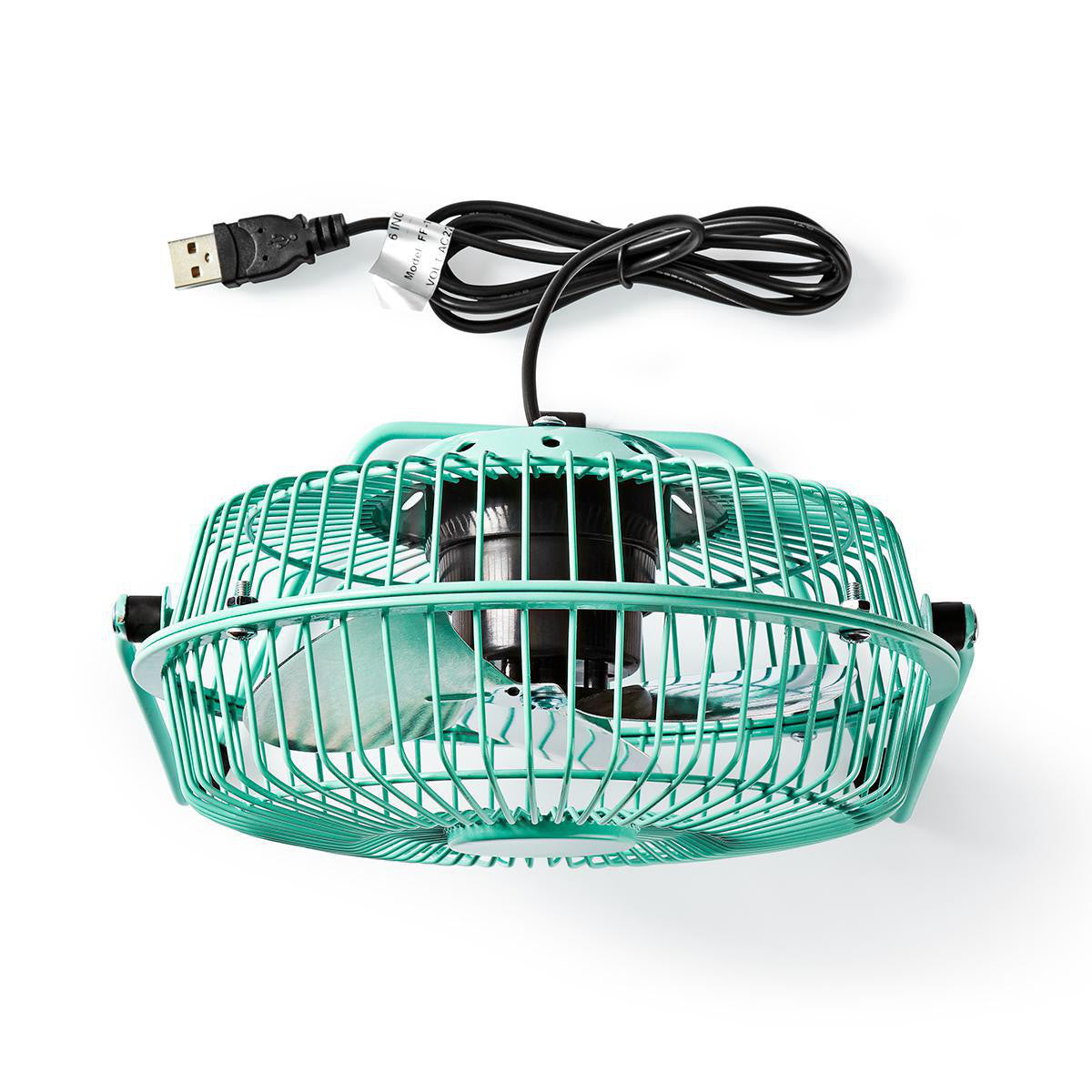 Ventilador de Mesa | Alimentado por USB Diámetro: 15 cm 3 W 1 Velocidad Turquoise Climatización