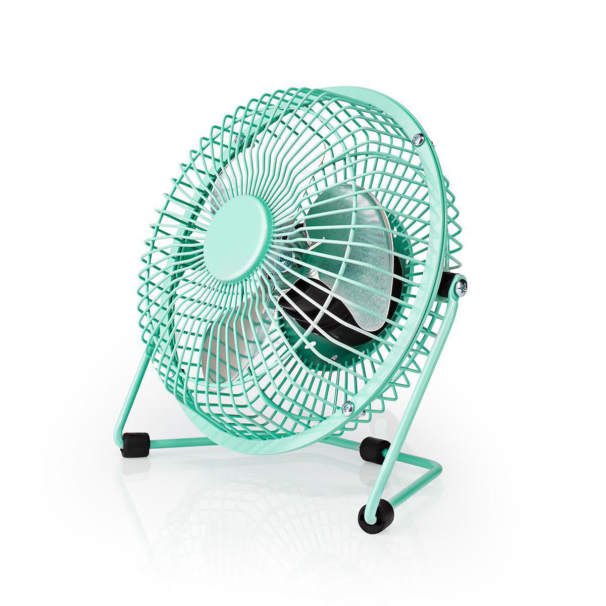 Ventilador de Mesa | Alimentado por USB Diámetro: 15 cm 3 W 1 Velocidad Turquoise Climatización