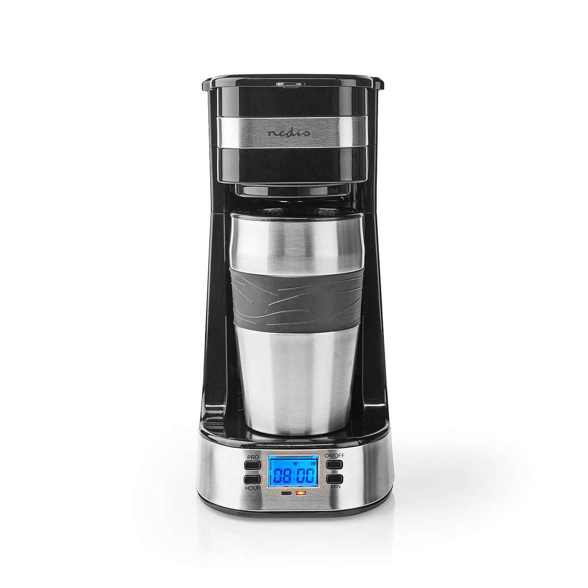 Cafetera | Máxima Capacidad: 0.4 l 1 Característica de Mantener Cálido Temporizador Encendido Negro / Plata Cafeteras y Accesor