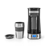 Cafetera | Máxima Capacidad: 0.4 l 1 Característica de Mantener Cálido Temporizador Encendido Negro / Plata Cafeteras y Accesor