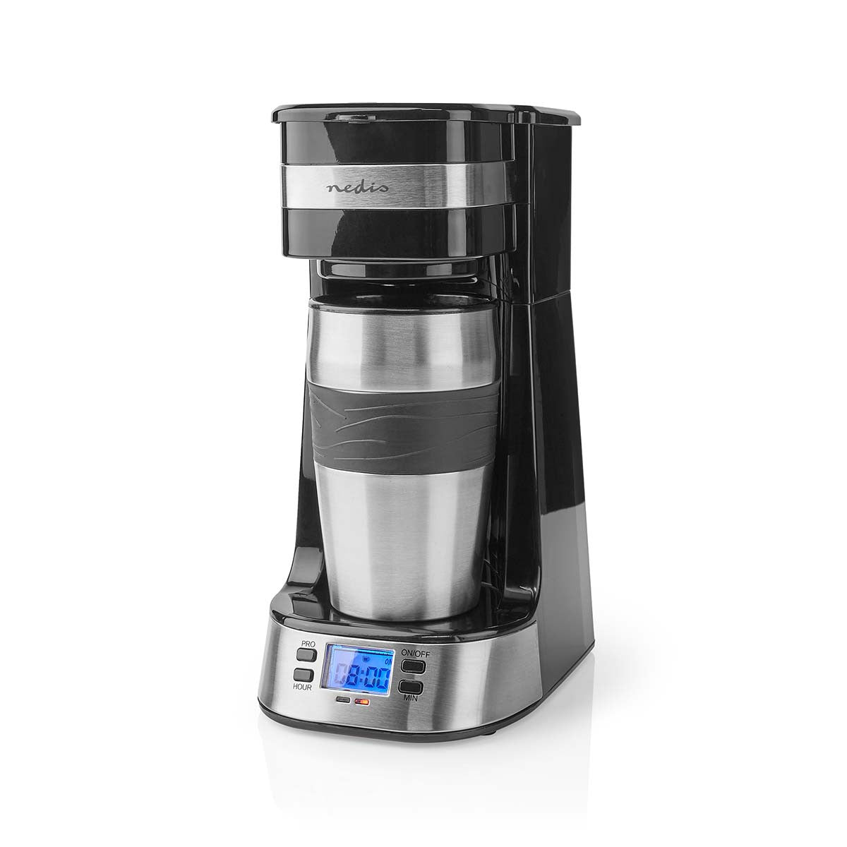 Cafetera | Máxima Capacidad: 0.4 l 1 Característica de Mantener Cálido Temporizador Encendido Negro / Plata Cafeteras y Accesor