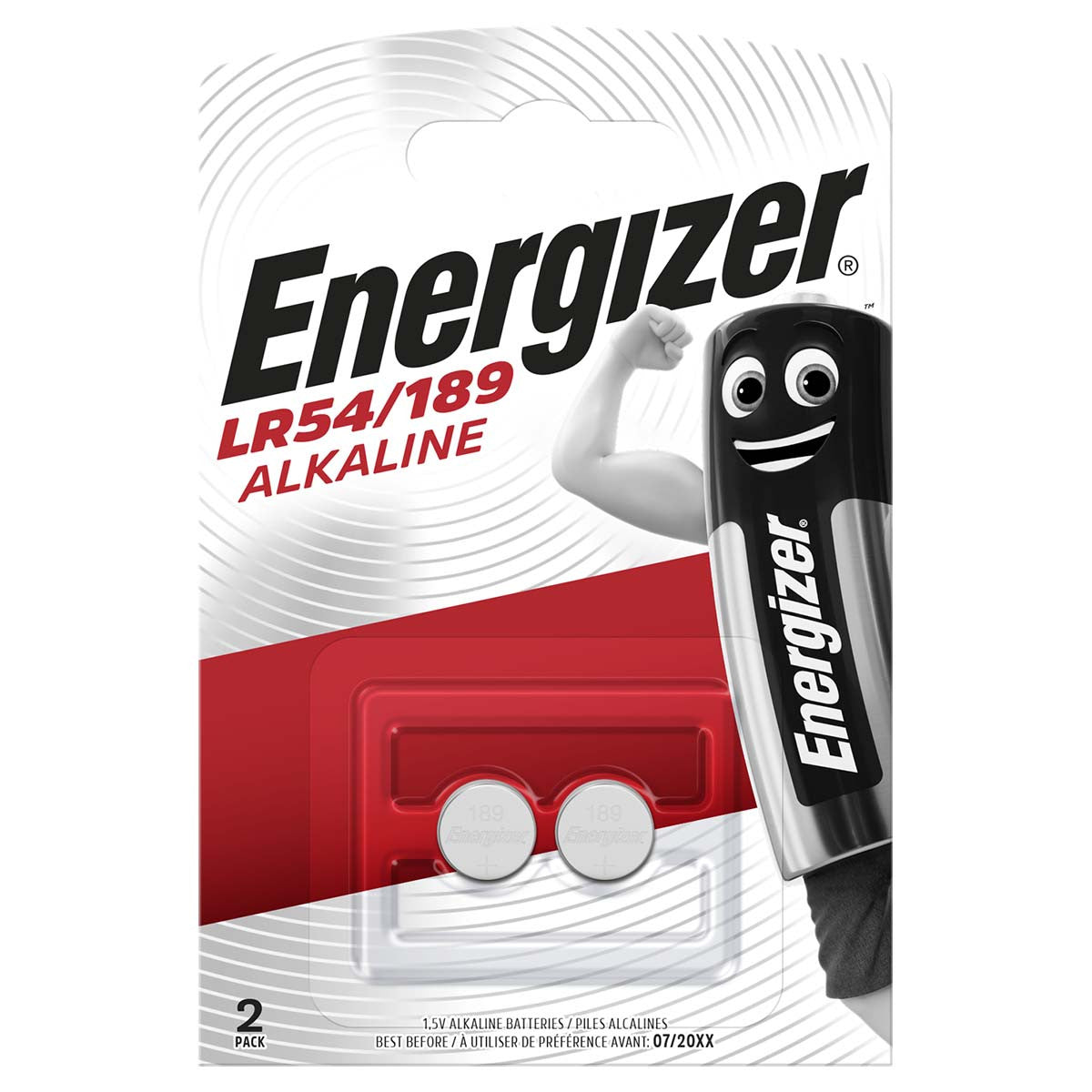 Alkaline Battery Lr54/189 1.5V 2-blister