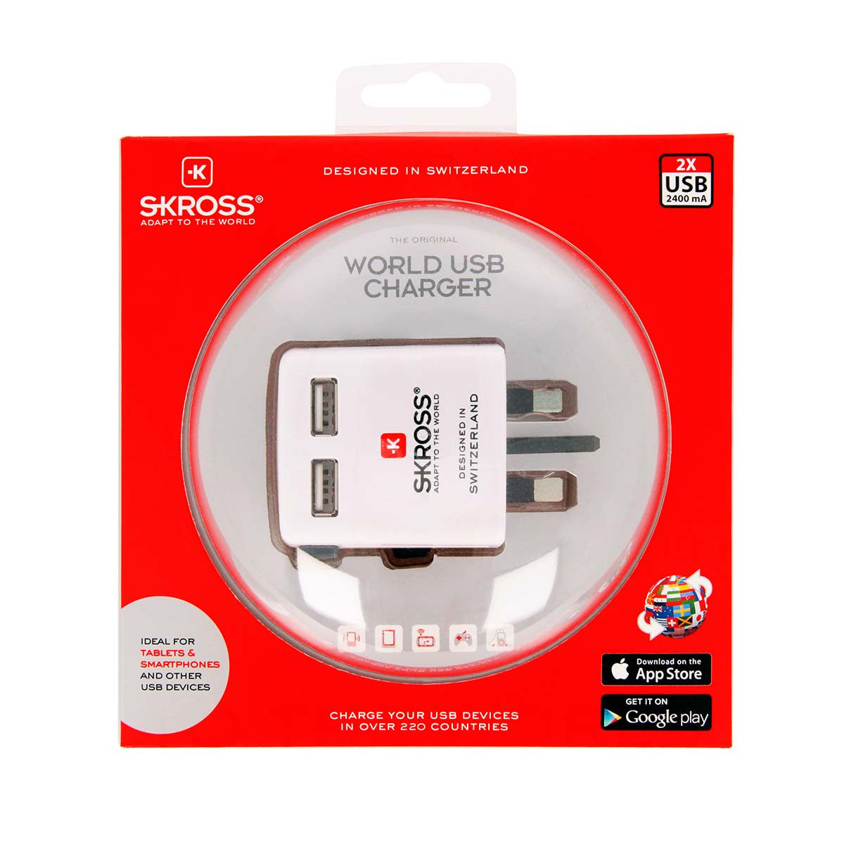 Cargador USB de Viaje Blíster Blanco