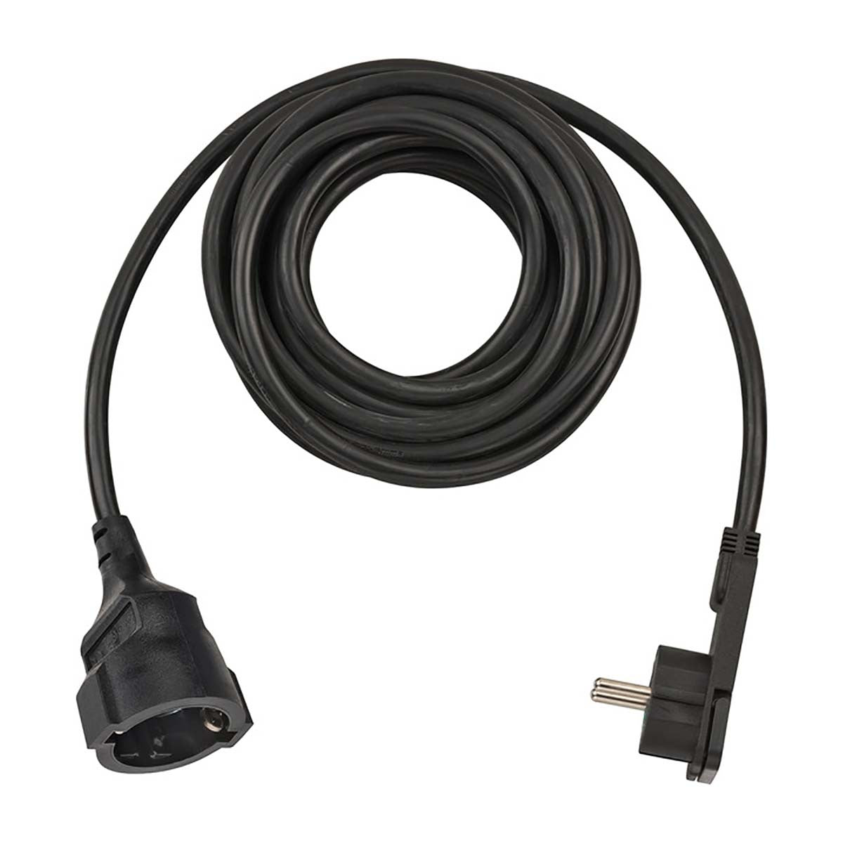 Cable de Extensión Alimentación 5 m H05vv-f 3G1.5 Ip20 Negro Cables