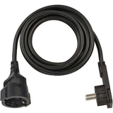 Cable de Extensión Alimentación 3 m H05vv-f 3G1.5 Ip20 Negro