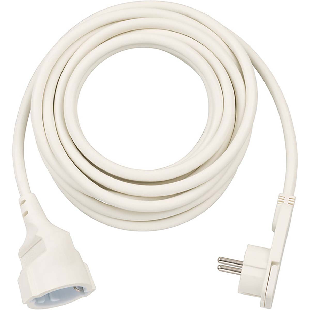 Cable de Extensión Alimentación 5 m H05vv-f 3G1.5 Ip20 Blanco Cables