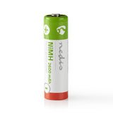 Pila AA Recargable de Ni-mh | 1,2 V 2600 mAh 4 Unidades Estuche Pilas