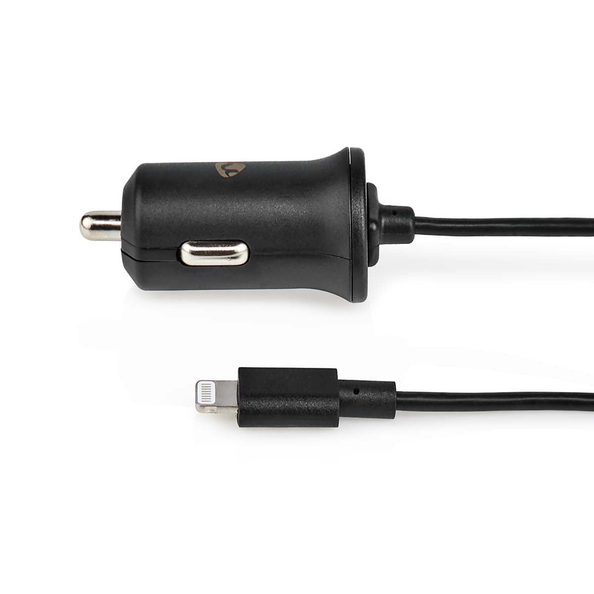 Cargador Para Coche | 2,4 A Cable Fijo Conector Lightning de Apple Negro