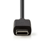 Cargador de Pared | 3,0 A Cable Fijo Usb-c? Negro