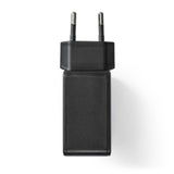 Cargador de Pared | 4,8 A 4 Salidas Usb-a Negro