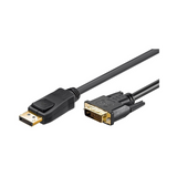 Cable Displayport 1.2 a Dvi-d 24+1 de 1m Negro