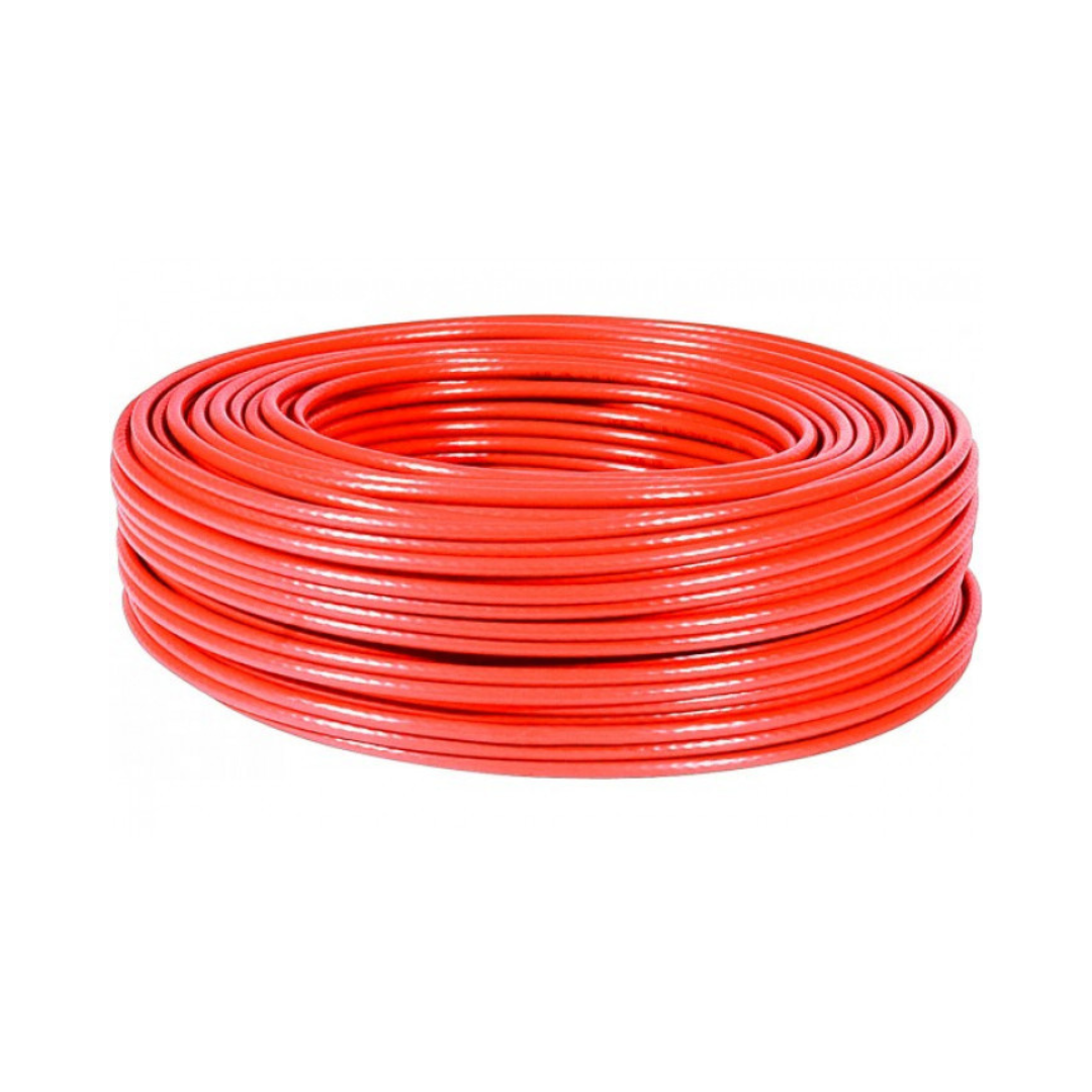 Bobina Cable Cat6 F/utp Cobre 100m, Rojo