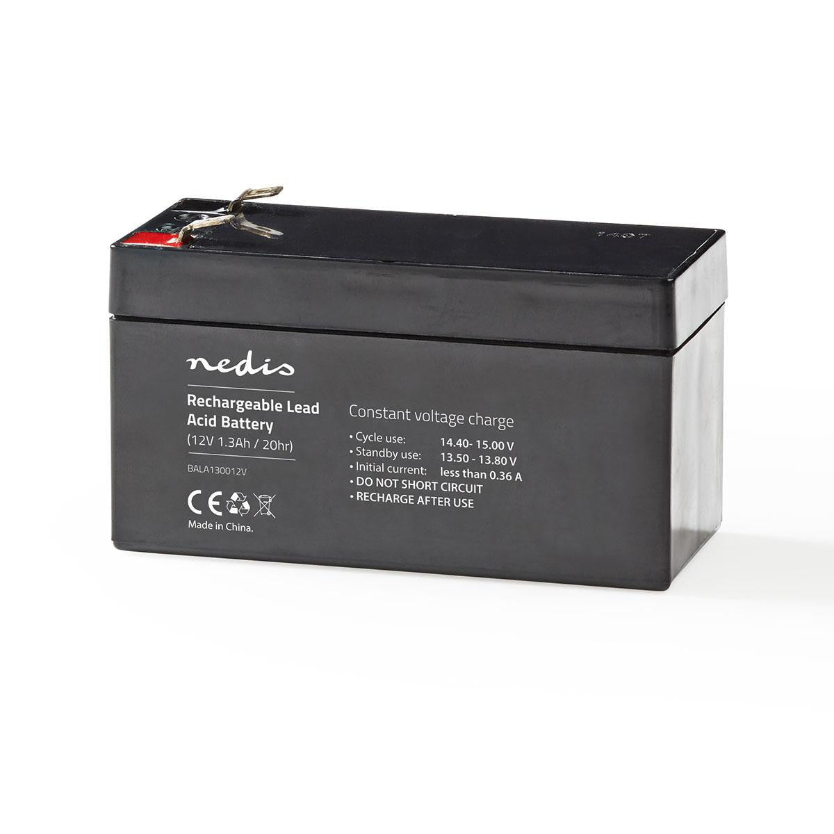 Batería Recargable de Plomo-ácido 12 V | 1300 mAh 97 x 43 52 mm