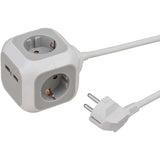 Brennenstuhl Alea Power Cube - USB Charger Extention Socket Regletas