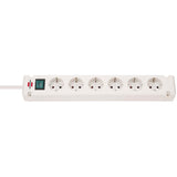 Brennenstuhl Bremounta Extension Socket 6-way White 3m H05vv-f 3G1.5