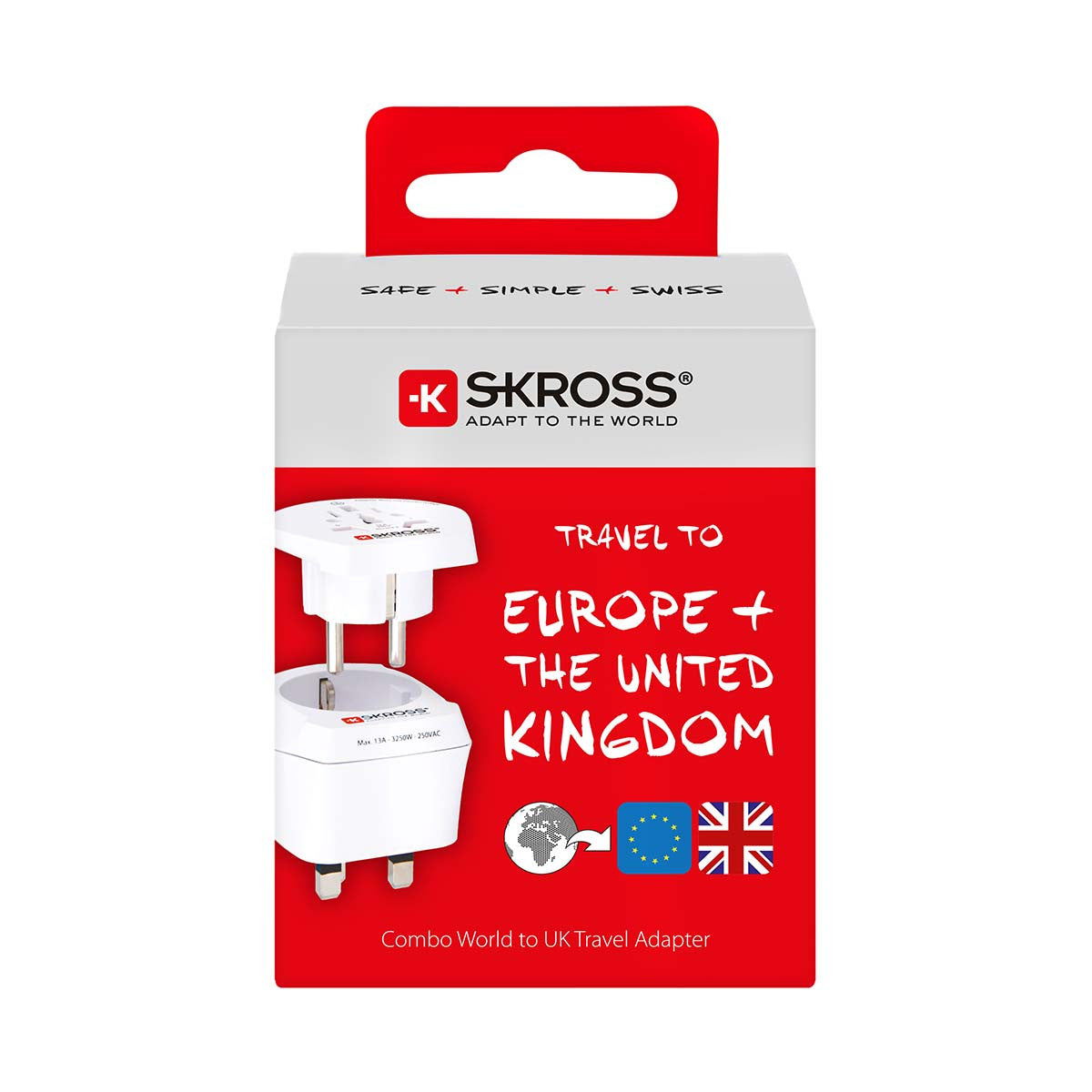 Skross | Travel Adapter Combo - World-to-uk Earthed