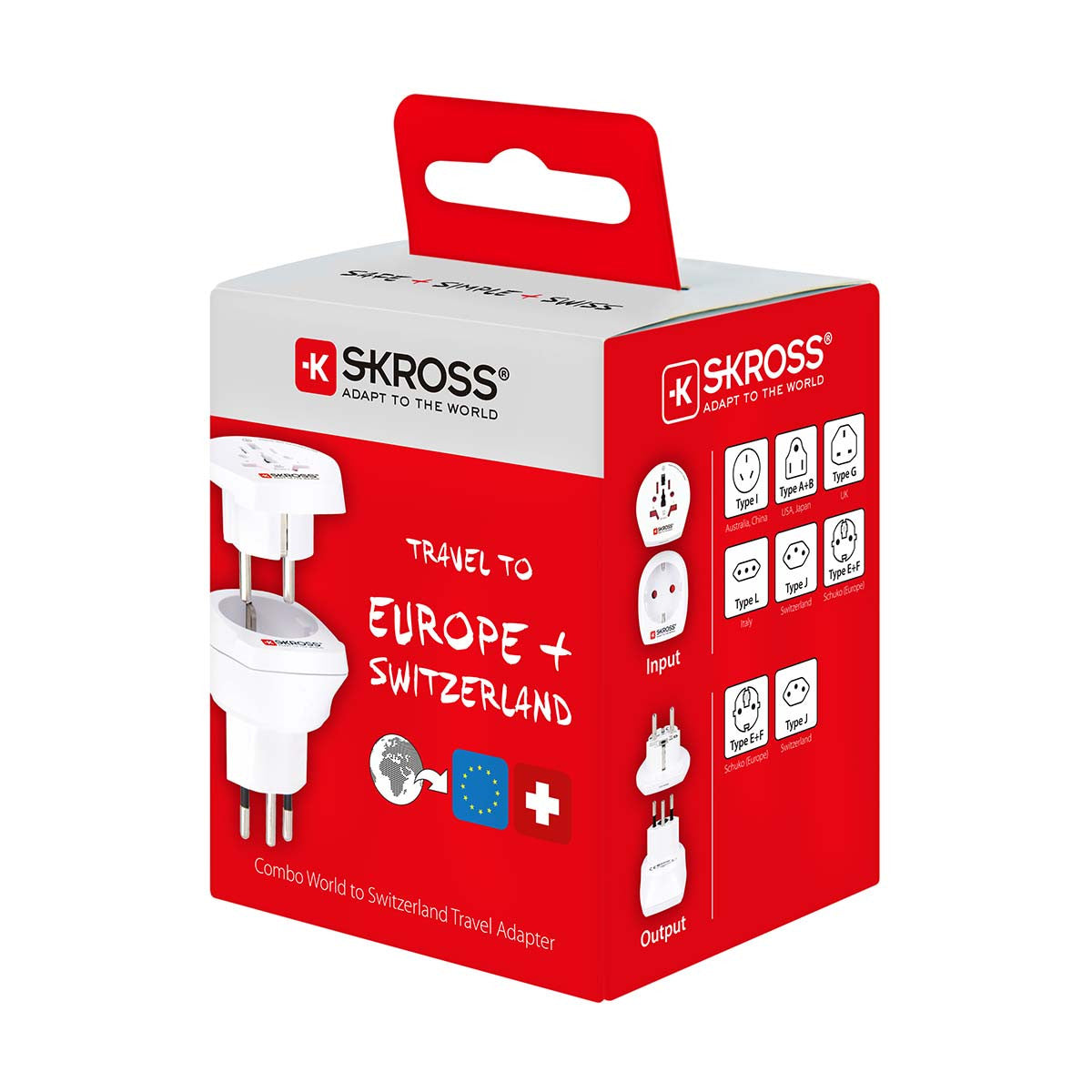 Skross | Travel Adapter Combo - World-to-switzerland Earthed