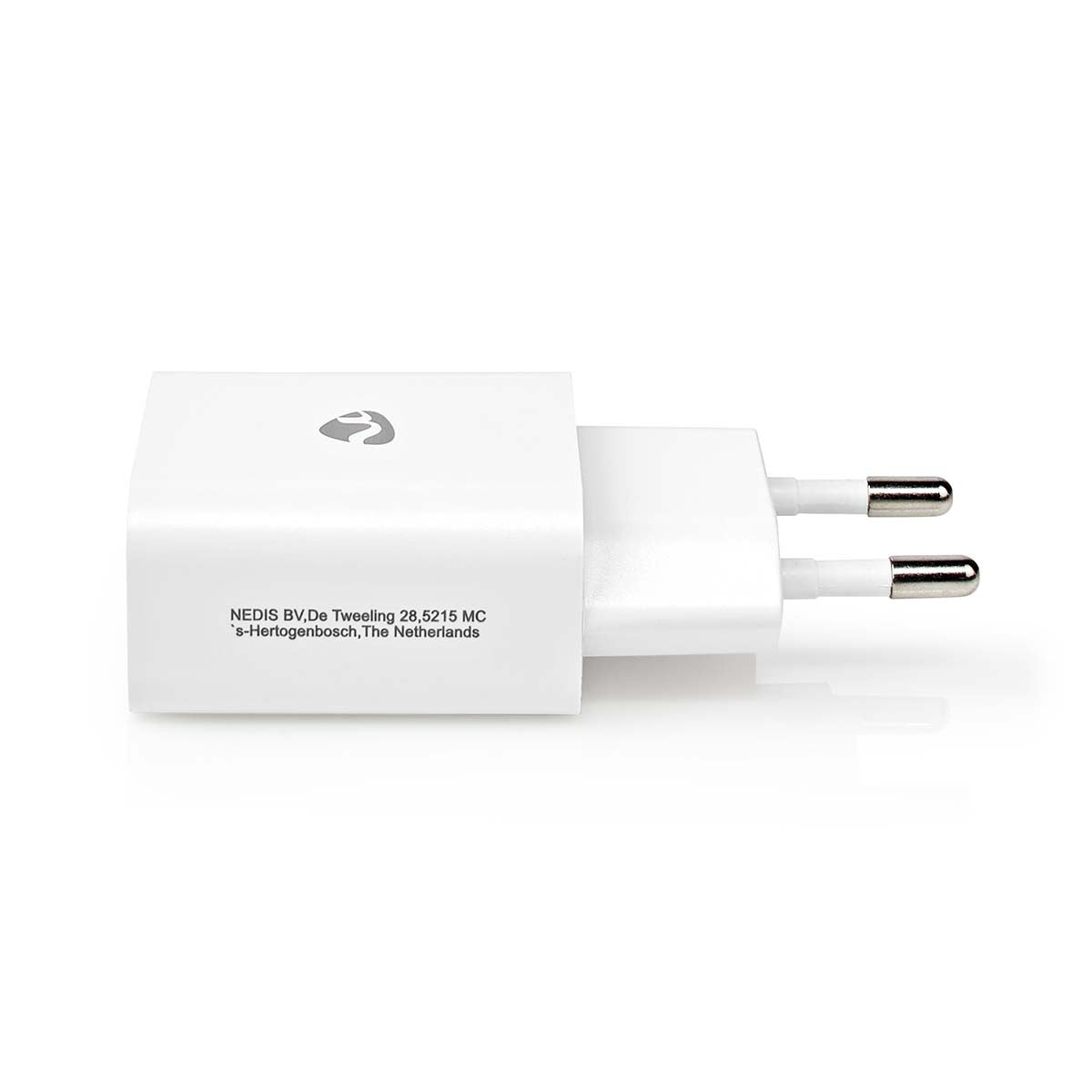 kit de cable microusb de 1m + cargador usb de 2.1@ de color blanco