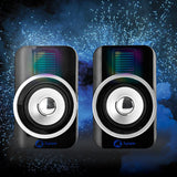 Altavoces Para Juegos | 2.0 RGB Alimentación USB Toma de 3,5 mm 10 W RMS