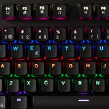 Teclado Mecánico Para Juegos | Iluminación RGB Distribución Nórdica Diseño Metálico Teclados