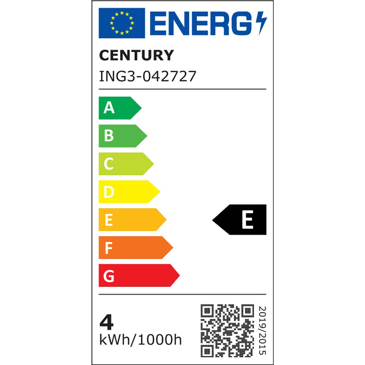 Bombilla Globo LED, 4 W, Base E27