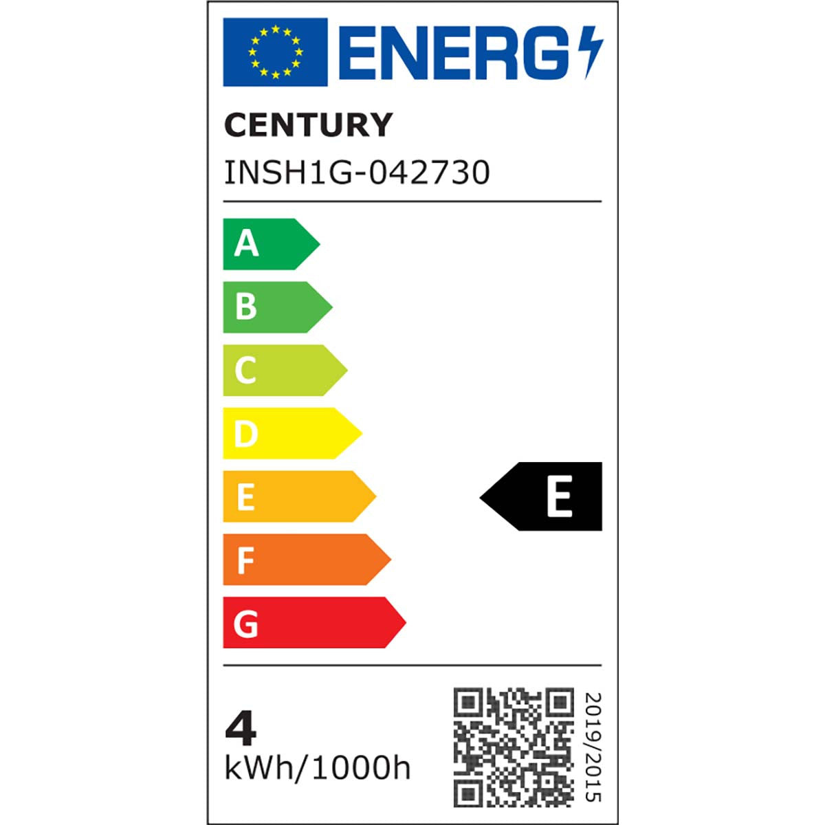 Bombilla LED E27 4 W 470 lm 3000 K