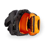 Mochila Para Cámara | 290 x 410 150 mm 10 Bolsillos Interiores Negro/naranja