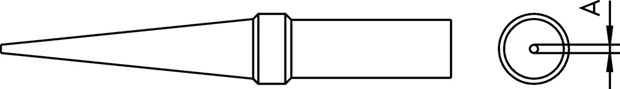 Soldering Tip Oblongo, Cónico 0.4 mm