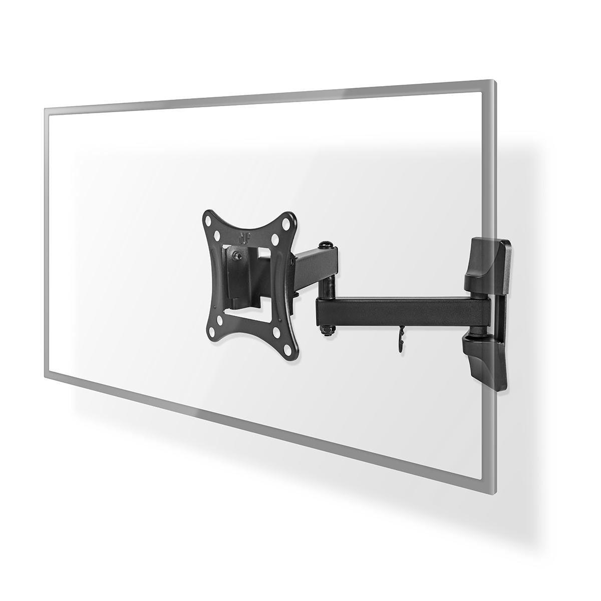 Soporte de Pared Para TV con Movimiento Completo | 13"-27" Hasta 15 kg 3 Puntos Giro