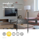 Soporte TV Fijo de Pared | 60-100 " Peso Máximo Pantalla Compatible: 75 kg Mínima Distancia la Pared: 30.5 mm Acero / Metal Neg