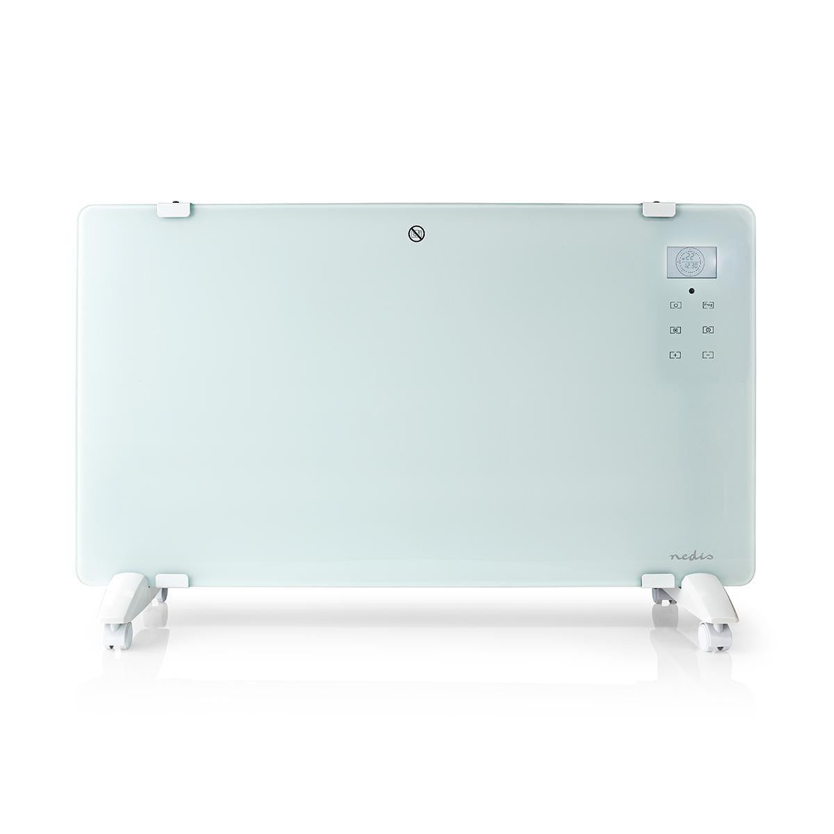 Smartlife Calentador de Convección | Wi-fi Adecuado Para Baño Panel Vidrio 2000 W 2 Configuraciones Calor Display LED 15 - 35 °