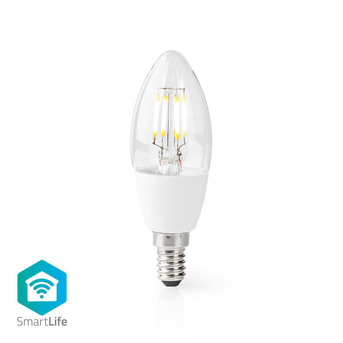 Bombilla LED Wi-fi Inteligente | E14 C37 5 W 400 lm Blanca