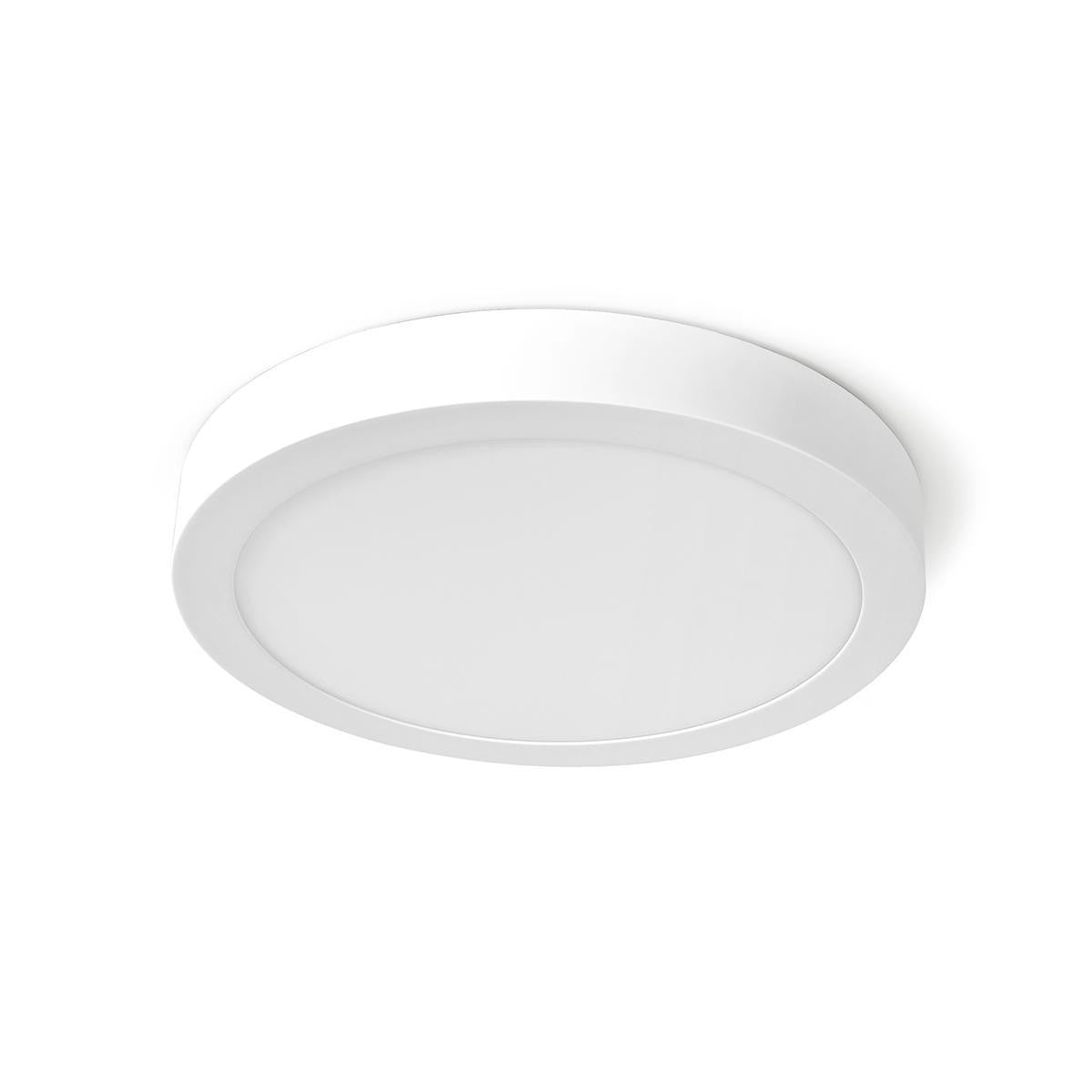 Luz de Techo Wi-fi Inteligente | Redonda Diámetro 30 cm Blanco Cálido a Frío 1200 lm 18 W Diseño Compacto Aluminio Bombillas le