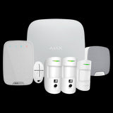 Kit de Alarma Profesional - Certificado Grado 2 Comunicación Ethernet y Dual SIM Gprs Inalámbrico 868 MHz Jeweller Wings Ajax H