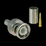 Conector Safire - BNC Para Crimpar Compatible con Microcoaxial 25 mm