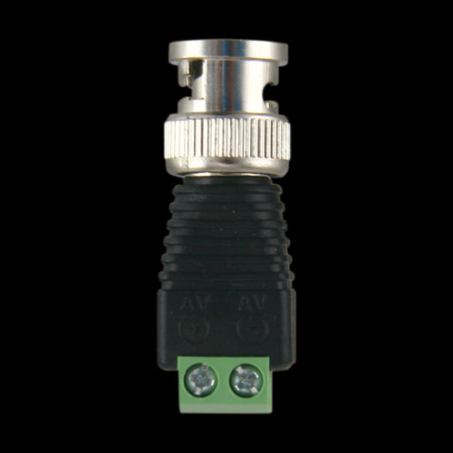 Safire - Conector BNC Macho Salida +/ de 2 Terminales 40 mm