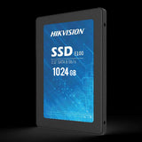 Disco Duro Hikvision SSD 2.5" - Capacidad 1024gb Interfaz Sata III Velocidad de Escritura Hasta 500 Mb/s Vida Útil Larga Duraci