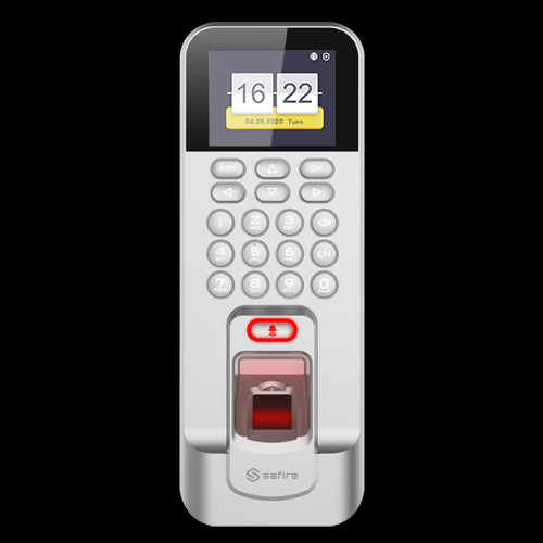 Control de Acceso y Presencia - Huellas, Teclado Tarjeta EM 3.000 Grabaciones / 100.000 Registros Tcp/ip, Miniusb, Rs485, Wiega