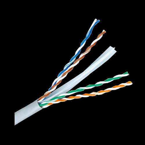 Cable UTP Safire - Categoría 6 Rollo de 305 Metros Cubierta Color Gris Diámetro 5.5 mm Compatible con Baluns