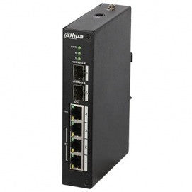 Switch Rango Temp Extendida PoE 3 Puertos 10/100 + 1 Puerto Gigabit 2sfp 96W 802.3at Manejable Layer 2